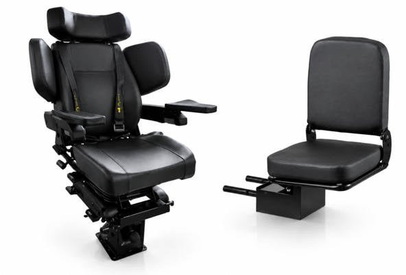 Marine and Yacht Operator Chair with Corrosion Resistant Finish