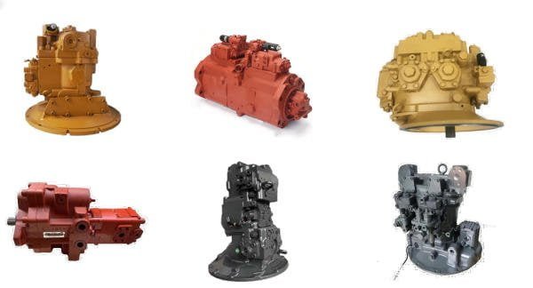 Main axial piston hydraulic pump assembly