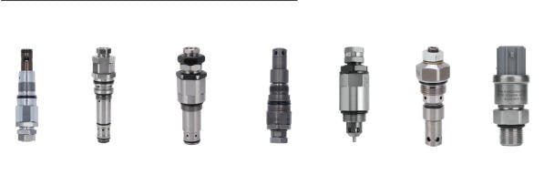 Hydraulic main control valve and relief valve group