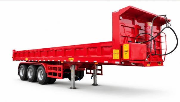 Heavy-duty side-dump wagon for rock and overburden dumping