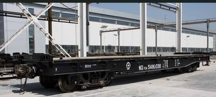 Freight wagons with UIC side buffers and draw hooks