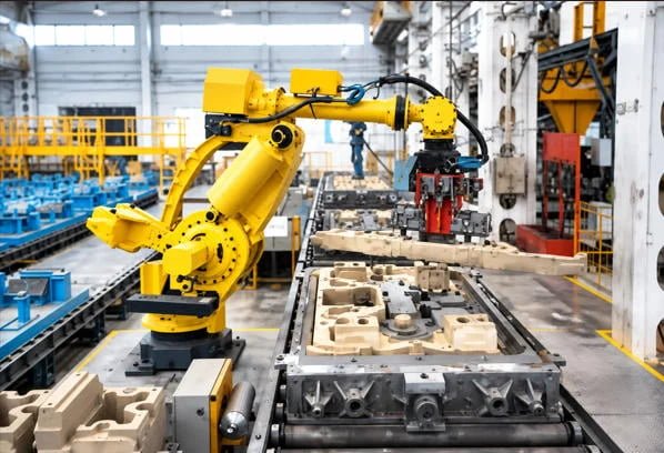 Robotic Welding System -- automated welding for side frame supporting seats